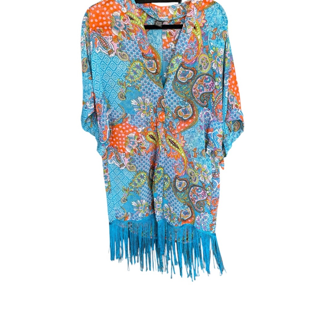 Colorful Paisley Women's Swim Coverup